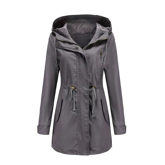 Women's Lightweight Hooded Zip-Up Jacket