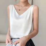 Sleeveless V-Neck Top for Women