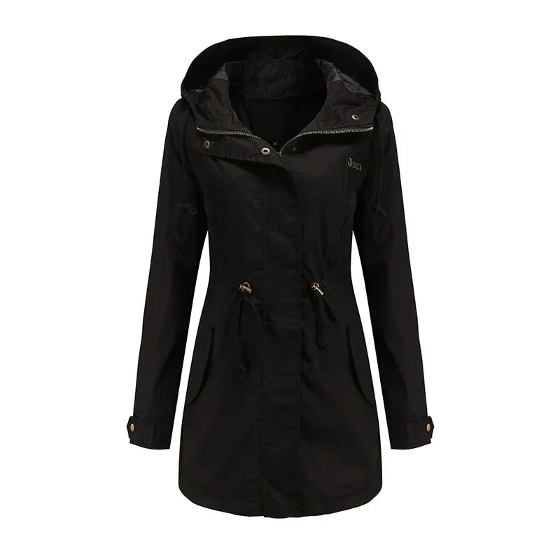 Women's Lightweight Hooded Zip-Up Jacket