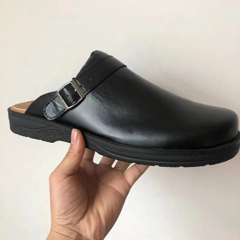 Slip-On Indoor Slippers with Textured Sole for Men