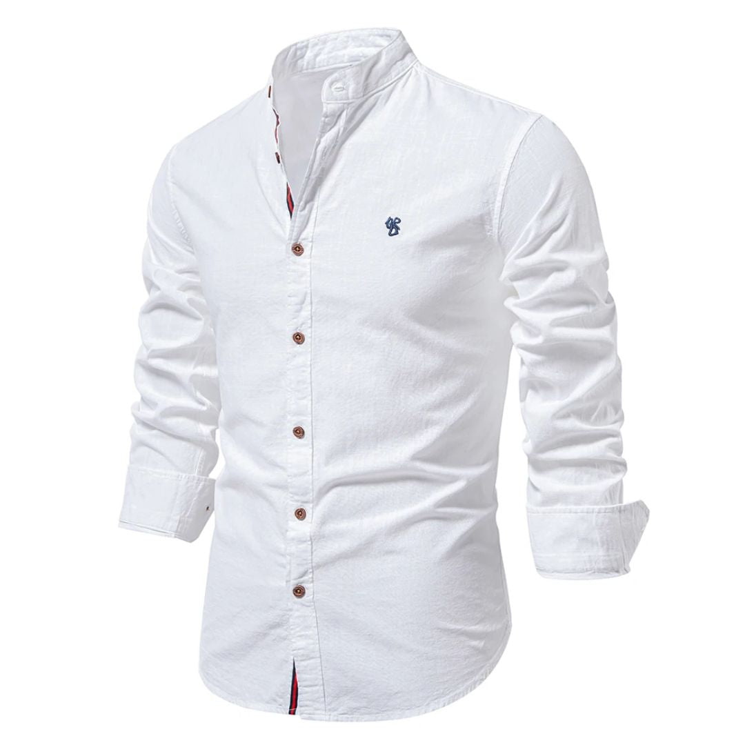 Mandarin Collar Shirt for Men