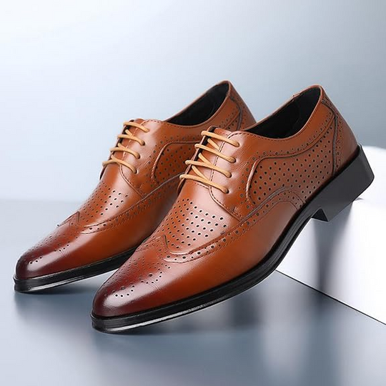 Wingtip Lace-Up Dress Shoes for Men