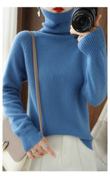 Fitted Turtleneck Sweater for Women - Image 6