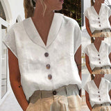 Button-Up Blouse for Women - Image 1
