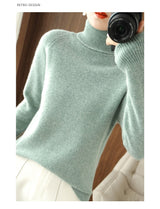 Fitted Turtleneck Sweater for Women - Image 7