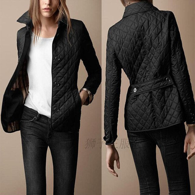 Narrow-Cut Zip Jacket for Women