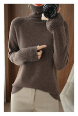 Fitted Turtleneck Sweater for Women - Image 2