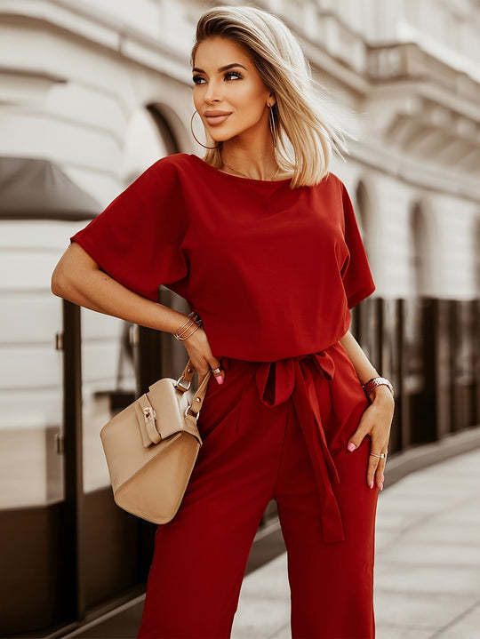 Red Jumpsuit Women