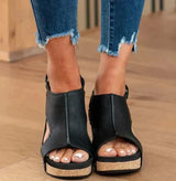 Open Toe Wedge Sandals for Women - Image 5