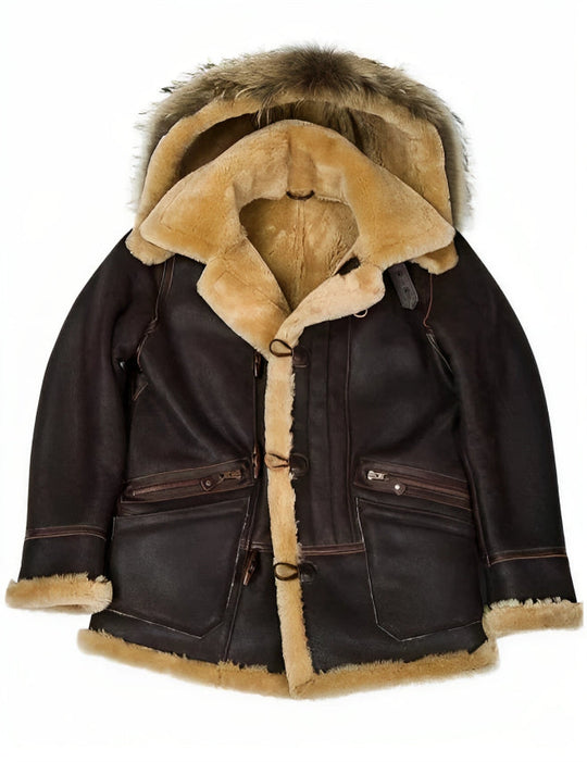 Bondino | B-7 Leather Jacket with Sheepskin - Luxury & Warmth