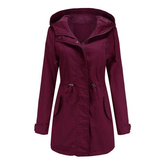 Women's Lightweight Hooded Zip-Up Jacket