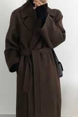 Belted Long Coat for Women - Image 1
