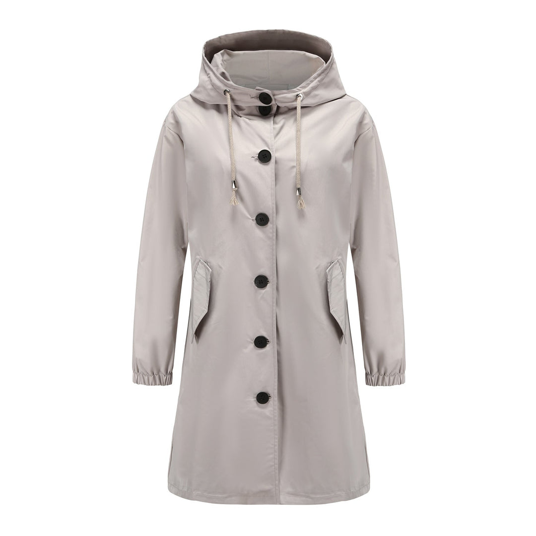 Long Trenchcoat with Hood for Women