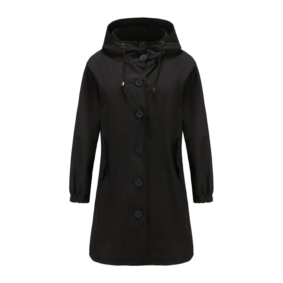 Long Trenchcoat with Hood for Women