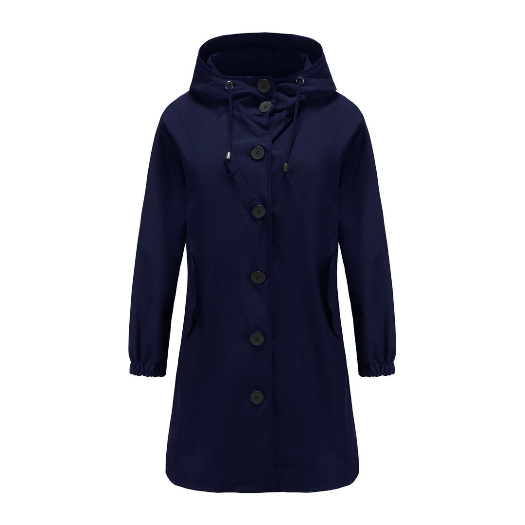 Long Trenchcoat with Hood for Women
