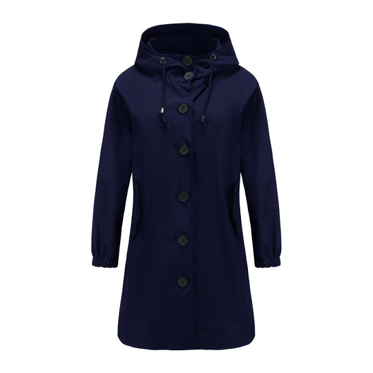 Long Trenchcoat with Hood for Women