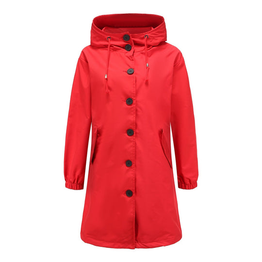 Long Trenchcoat with Hood for Women