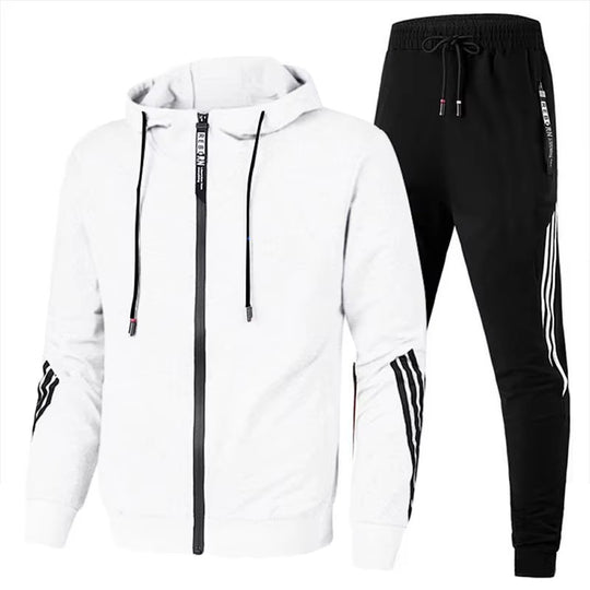 Athletic Fit Tracksuit Set for Men