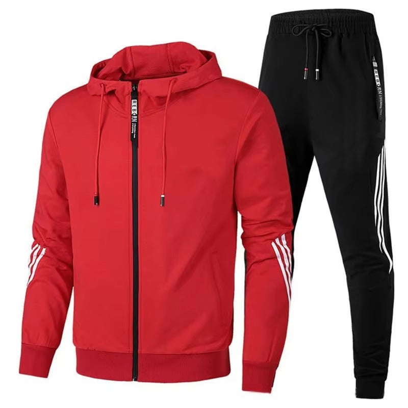 Athletic Fit Tracksuit Set for Men