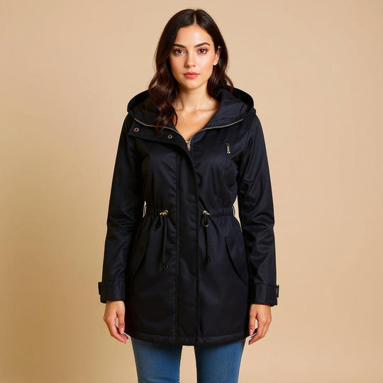 Women's Lightweight Hooded Zip-Up Jacket