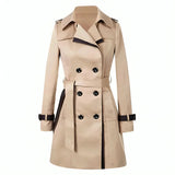 Trench-coat ceinturé pour femmes