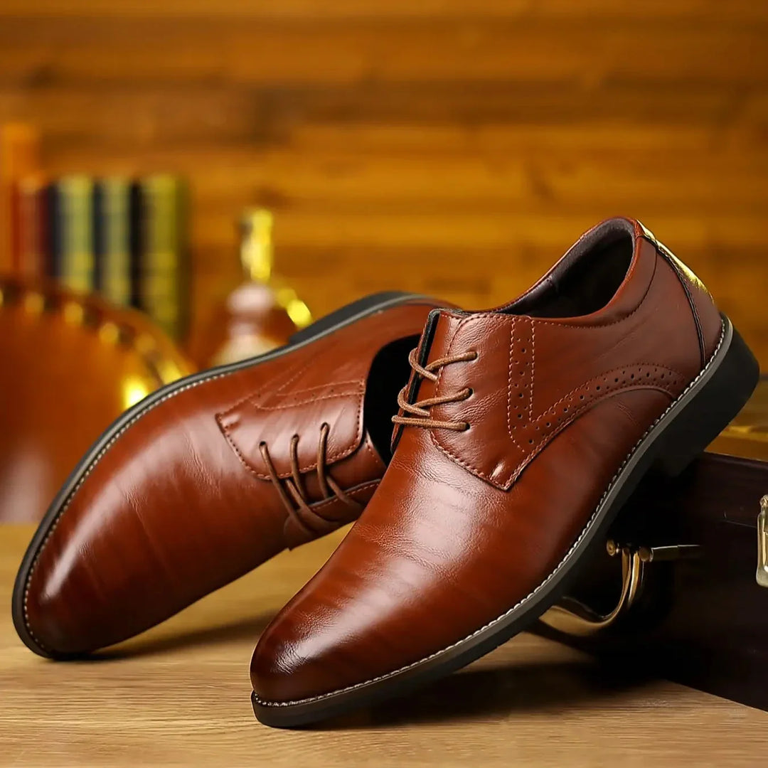 Brogue Detail Oxford Shoes for Men