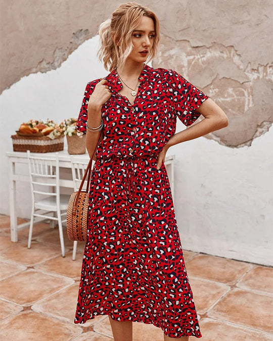 Button-Down Summer Dress for Women