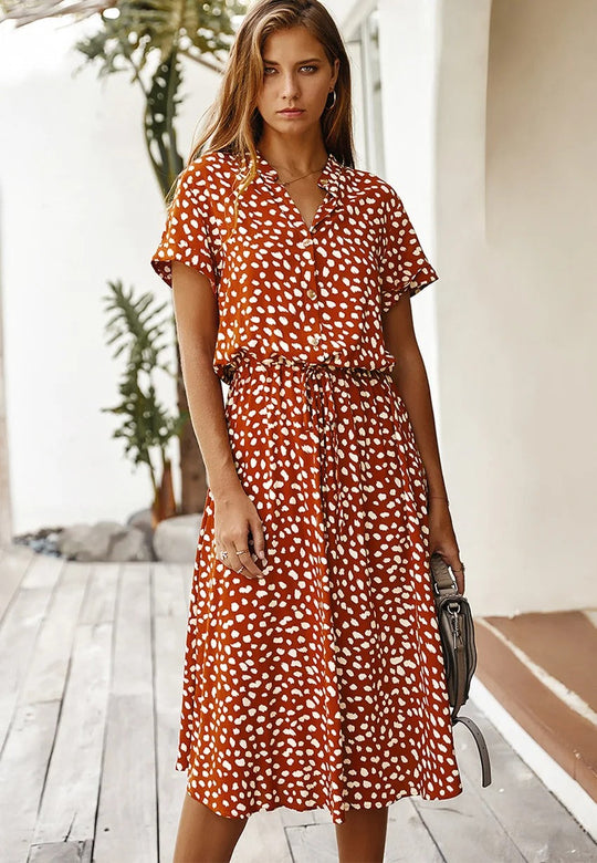 Button-Down Summer Dress for Women