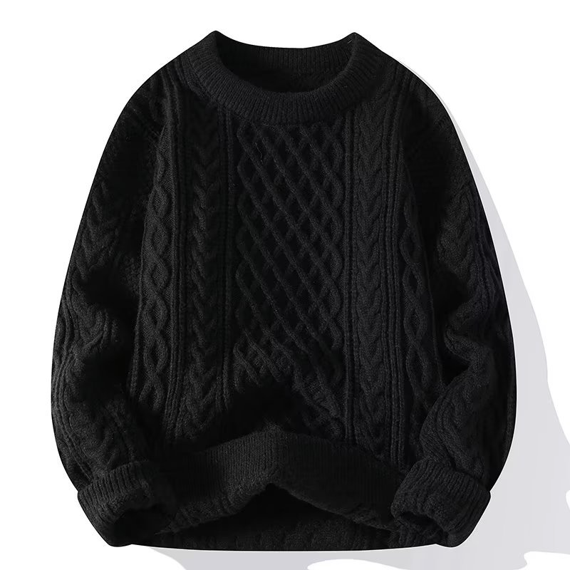 Cable Knit Wool Sweater for Women