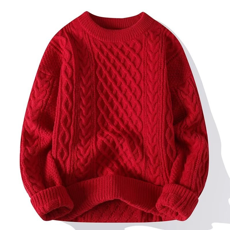 Cable Knit Wool Sweater for Women