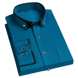 Contrast Collar Shirt for Men