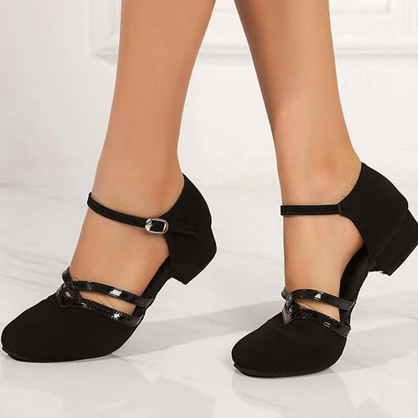 Women's Lightweight Dance Shoes with Textured Upper