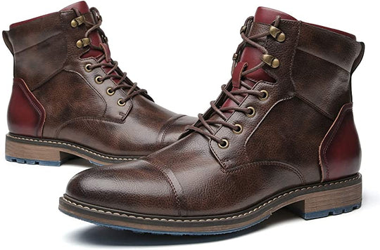 Duqaz | Premium Oxford Boots for Men – Stylish & Durable Leather Shoes