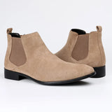 Elastic Panel Chelsea Boots for Men