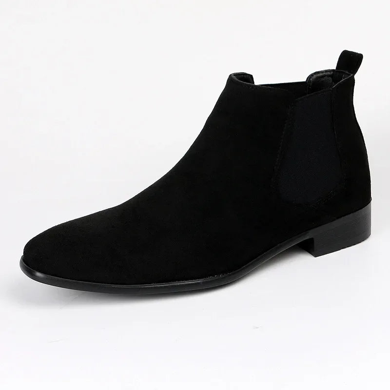 Elastic Panel Chelsea Boots for Men