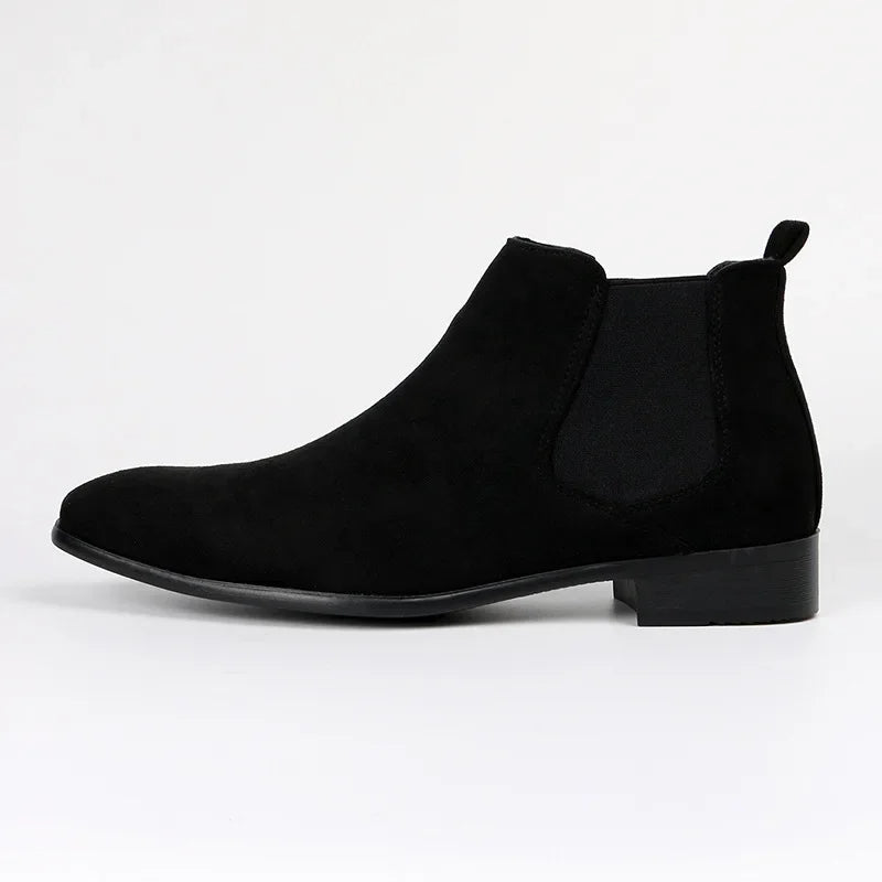Elastic Panel Chelsea Boots for Men