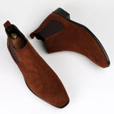 Elastic Panel Chelsea Boots for Men