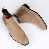 Elastic Panel Chelsea Boots for Men