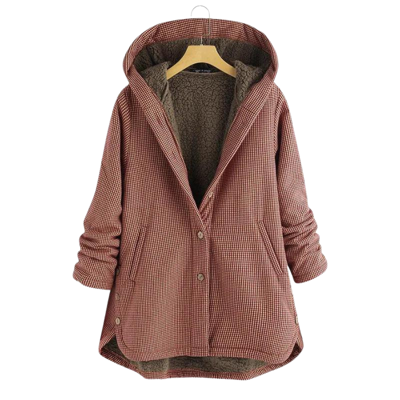 Fleece-Lined Hoodie Jacket for Women