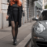 Collants doublés en polaire pour femmes