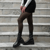 Collants doublés en polaire pour femmes