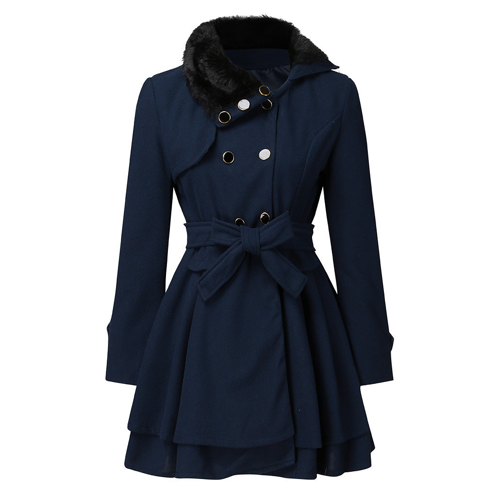 Fur Collar Coat for Women