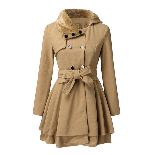 Fur Collar Coat for Women