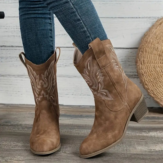 Heeled Cowgirl Boots for Women