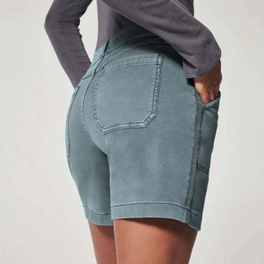 High-Waisted Shorts for Women – Defined Fit with Functional Pockets