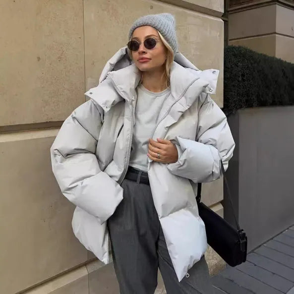 Hooded Classic Puffer Jacket for Women