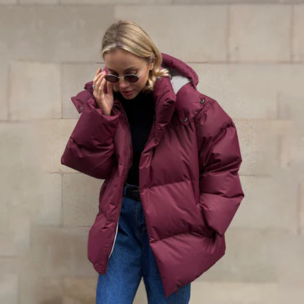 Hooded Classic Puffer Jacket for Women