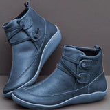 Hook Strap Ankle Boots for Women
