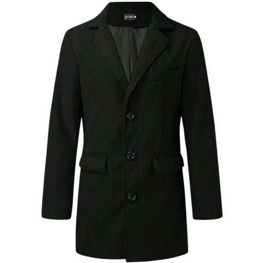 Insulated Formal Long Coat for Men