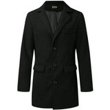 Cappotto formale lungo isolato per uomo